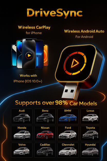 DriveSync™ Not Just CarPlay. Your Everyday Co-Pilot.